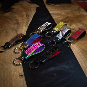 Exotic Leather Key Fobs