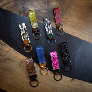 Exotic Leather Key Fobs