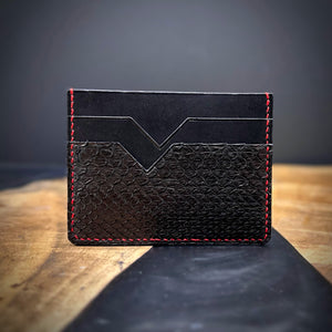 Black | Reticulated Python Card Wallet