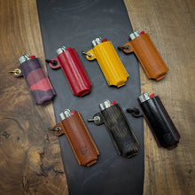 Salvaged Leather Lighter Slips