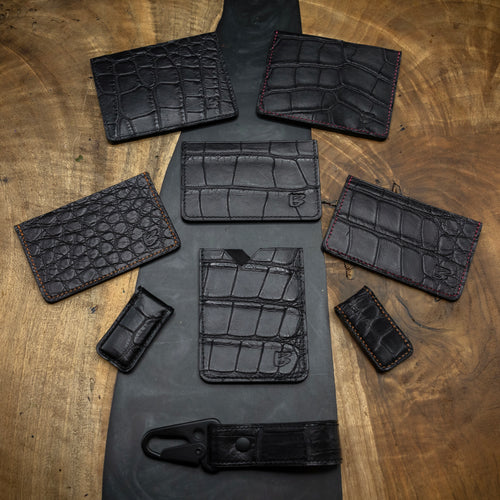 Black Moto | A Salvaged American Alligator Collection
