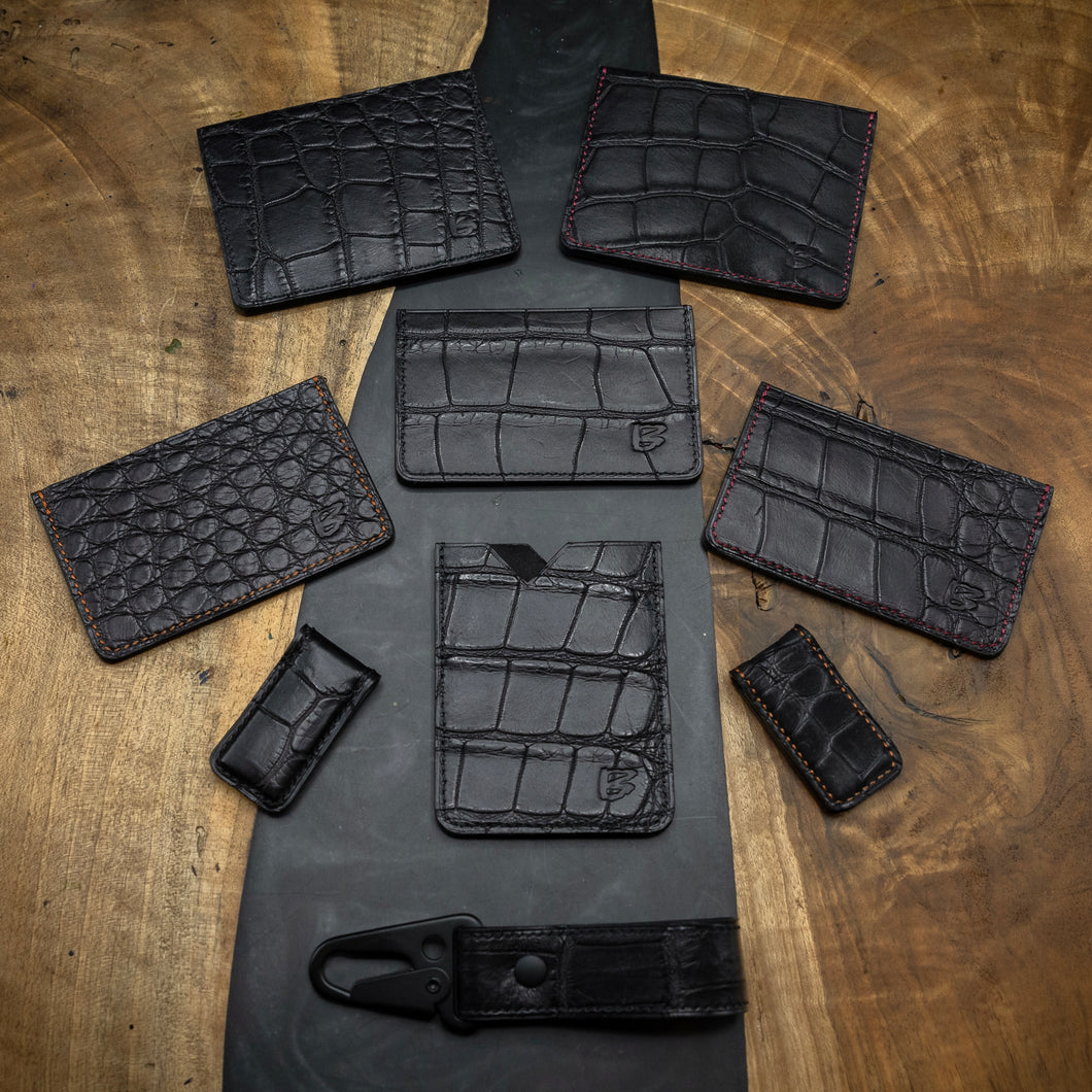 Black Moto | A Salvaged American Alligator Collection