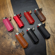 Salvaged Leather Lighter Slips