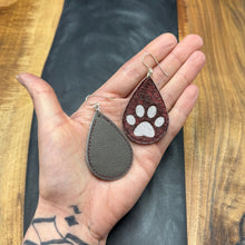 Paws | Salvaged Exotic Leather Earrings