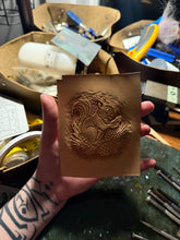 Douglas Squirrel | Backyard Buddies Collection | Hand Tooled Leather Card Wallet