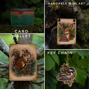 Chestnut Backed Chickadee | Backyard Buddies Collection | Key Chain