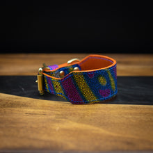 Disco | Stingray Leather Dog Collar | 8-11" | Sample Sale