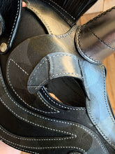 SAMPLE SALE:  Unicorn | Leather Fetish Mask with Alligator Skin Accents