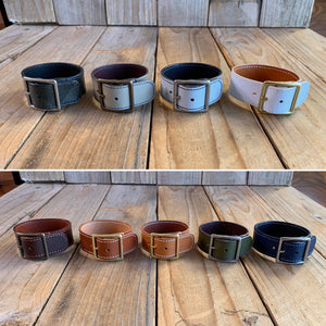Italian Leather Single Buckle Cuff | Sample Sale