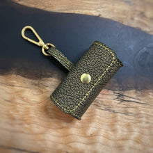Antique Gold | French Goatskin Poop Bag Holder