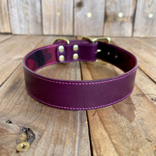 Italian Cowhide Leather Dog Collar | In Stock