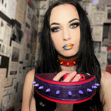 BIV | Spxtrm Punx | Spiked LV Calf and Alligator Leather Dog Collar