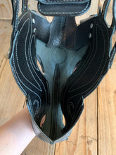 SAMPLE SALE:  Unicorn | Leather Fetish Mask with Alligator Skin Accents