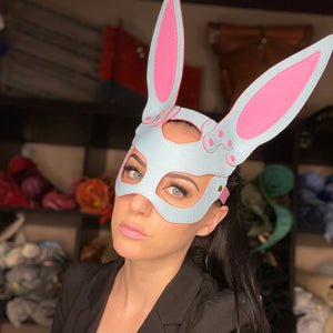 Bubblegum | French Goatskin Bunny Mask